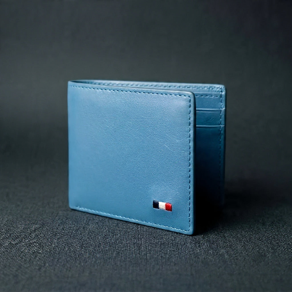 Premium Bifold Leather Wallet – Multi-Card Everyday Carry Wallet with Coin Pocket
