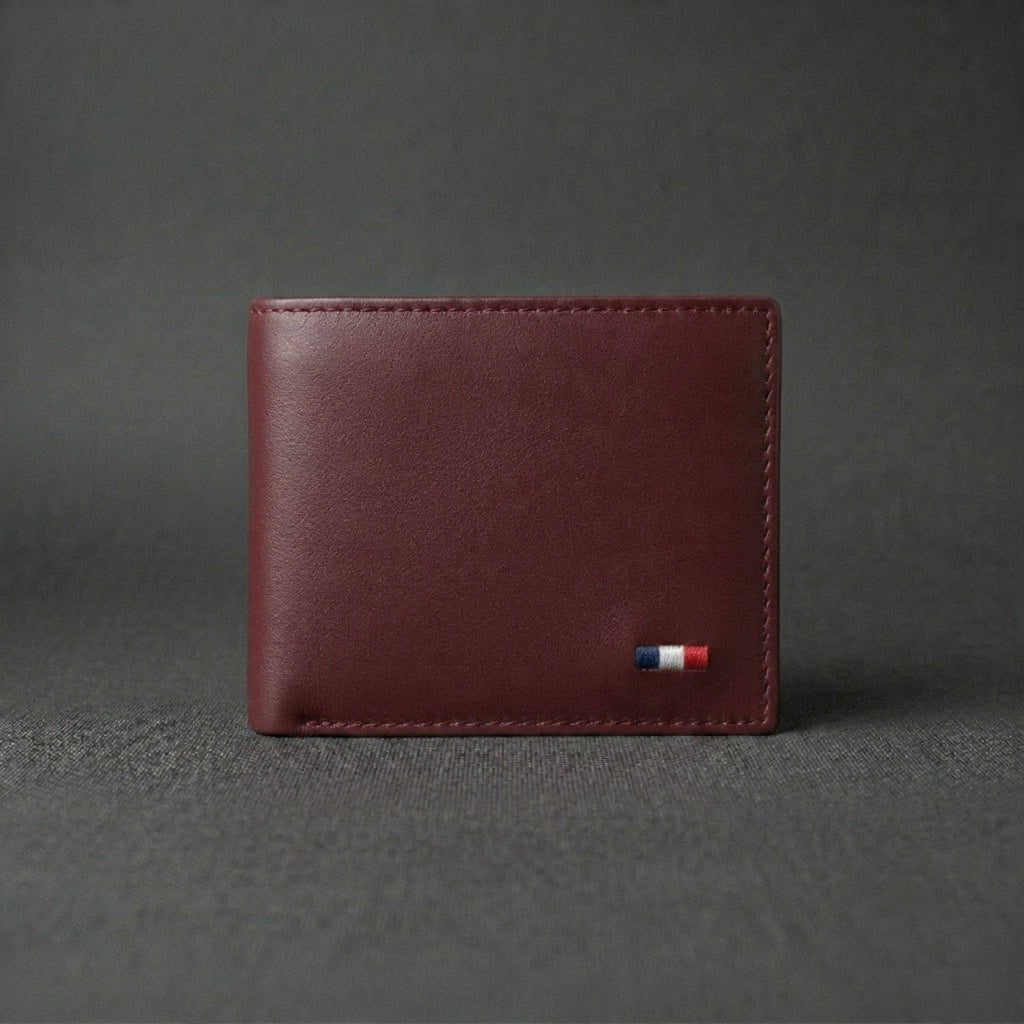 Premium Bifold Leather Wallet – Multi-Card Everyday Carry Wallet with Coin Pocket
