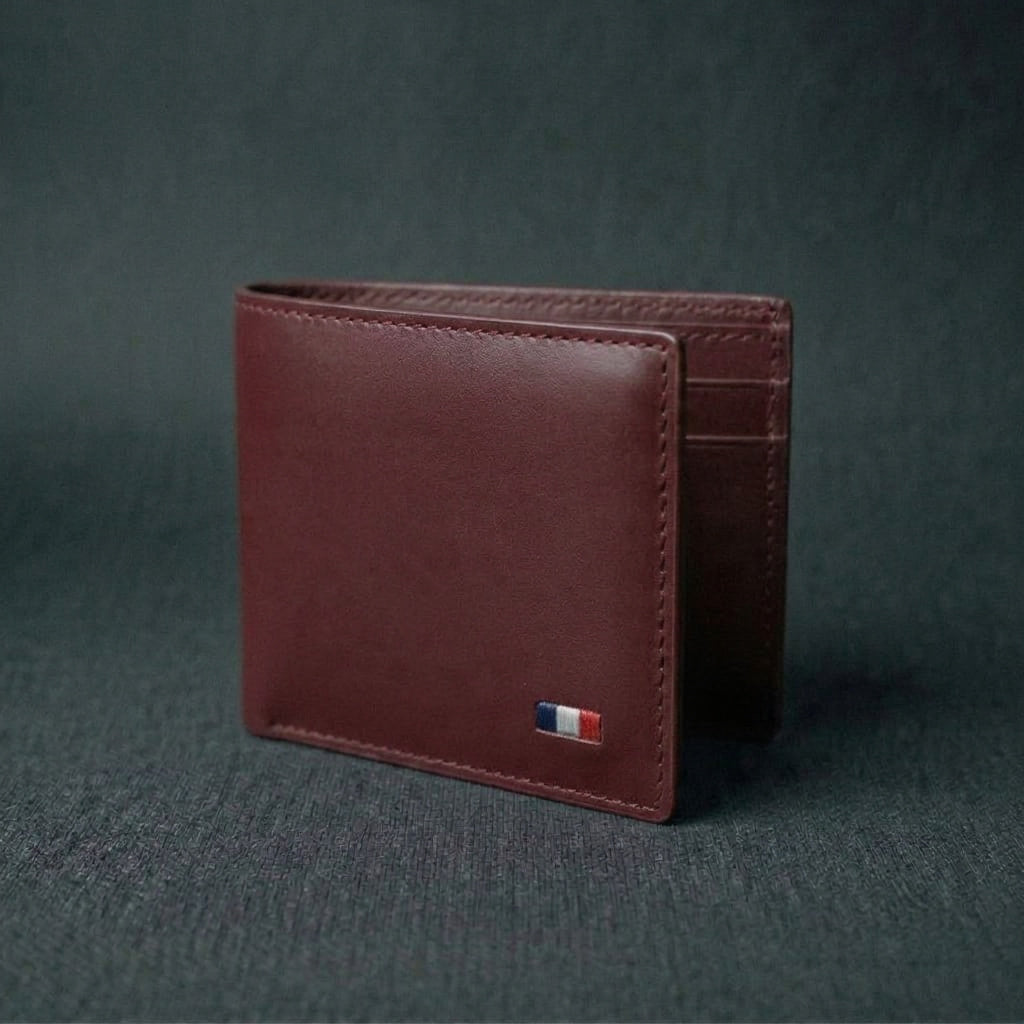 Premium Bifold Leather Wallet – Multi-Card Everyday Carry Wallet with Coin Pocket