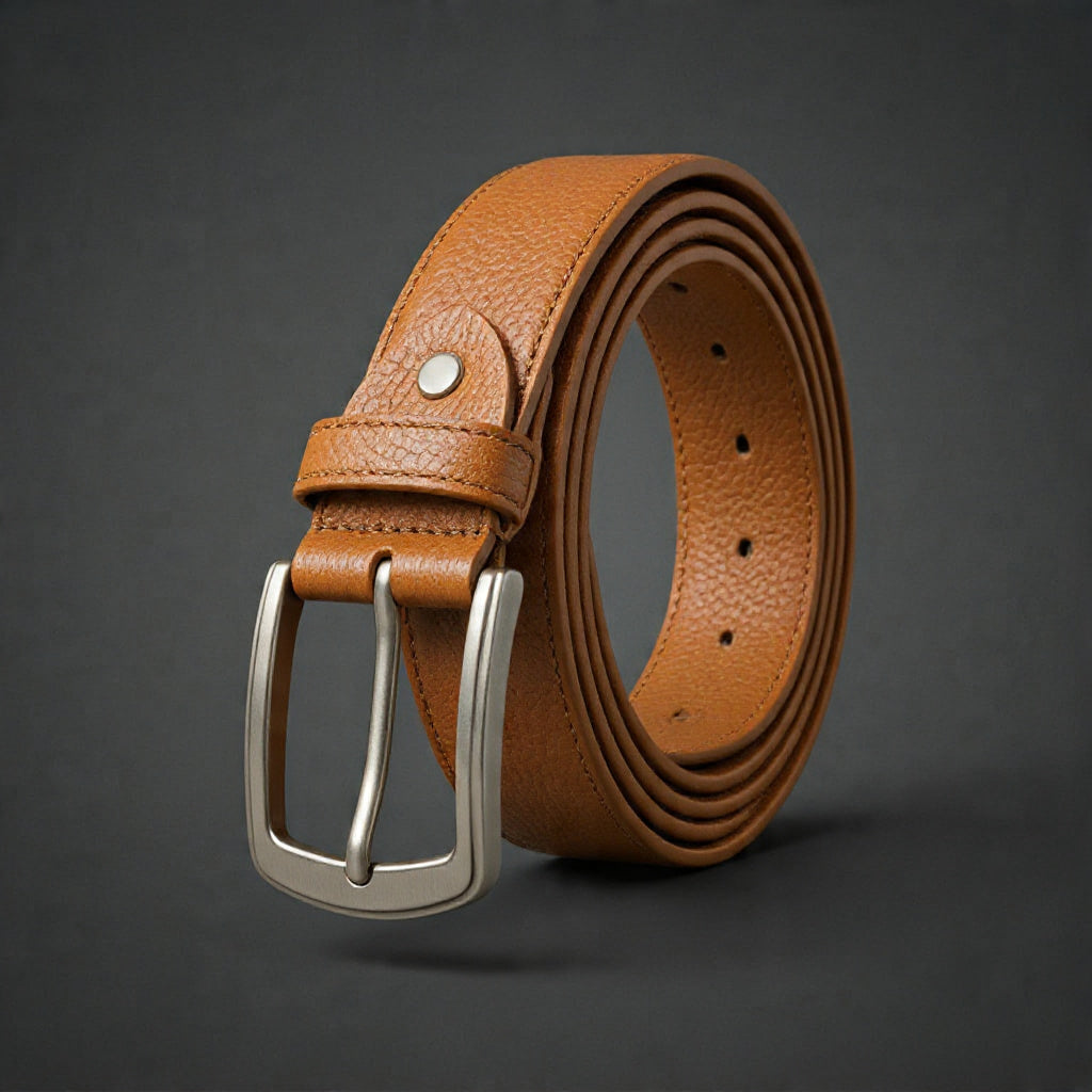 Classic Leather Belt – Premium Everyday Wear Belt | Tan