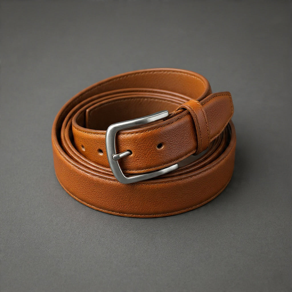 Classic Leather Belt – Premium Everyday Wear Belt | Tan
