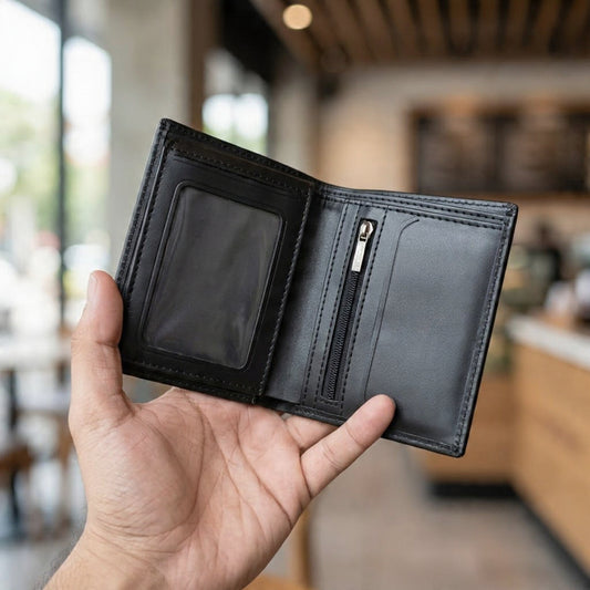 Premium Crazy Horse Leather Wallet for Men