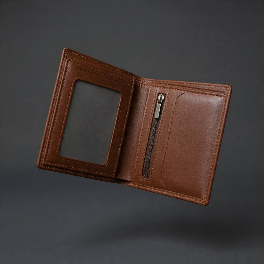 Premium Crazy Horse Leather Wallet for Men