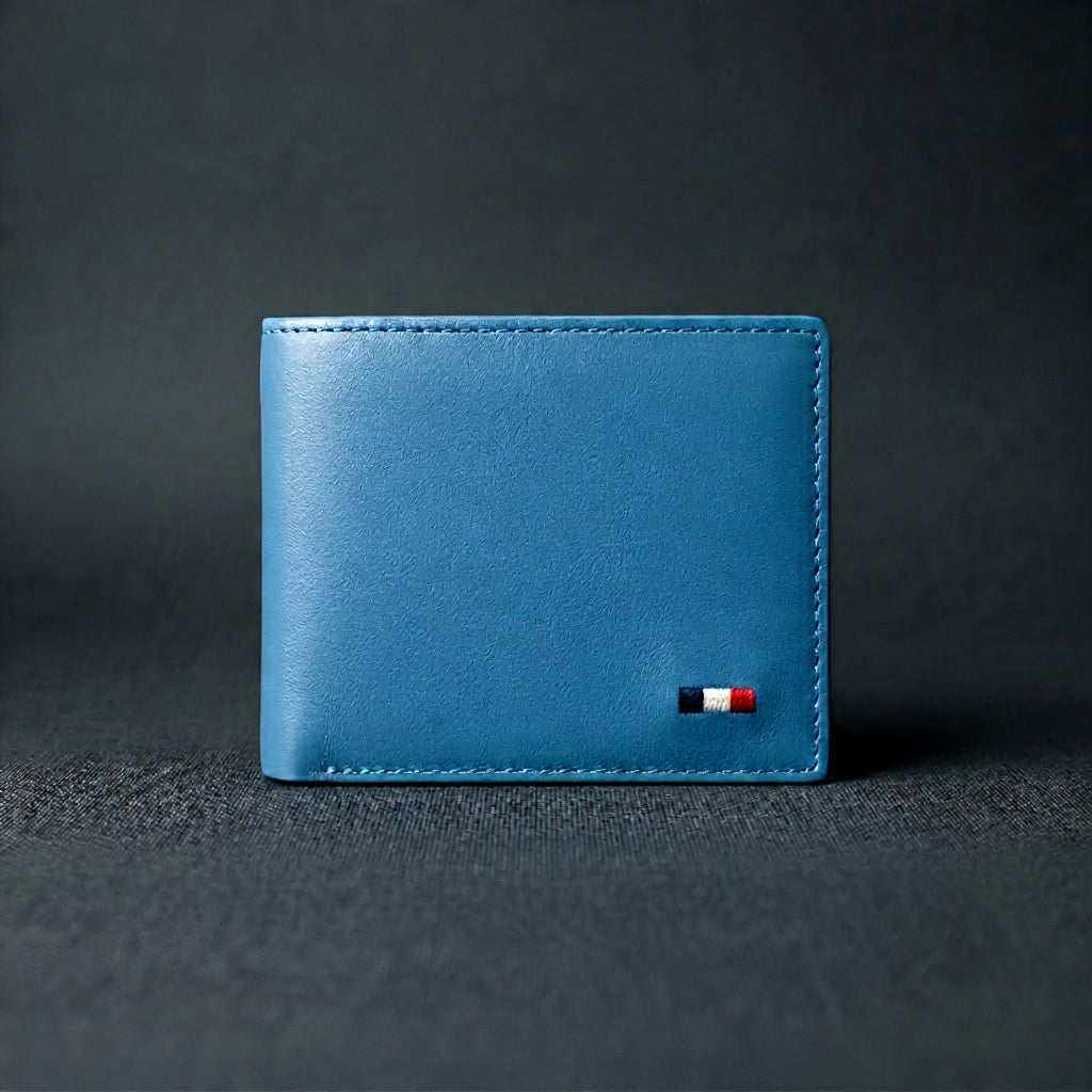 Premium Bifold Leather Wallet – Multi-Card Everyday Carry Wallet with Coin Pocket