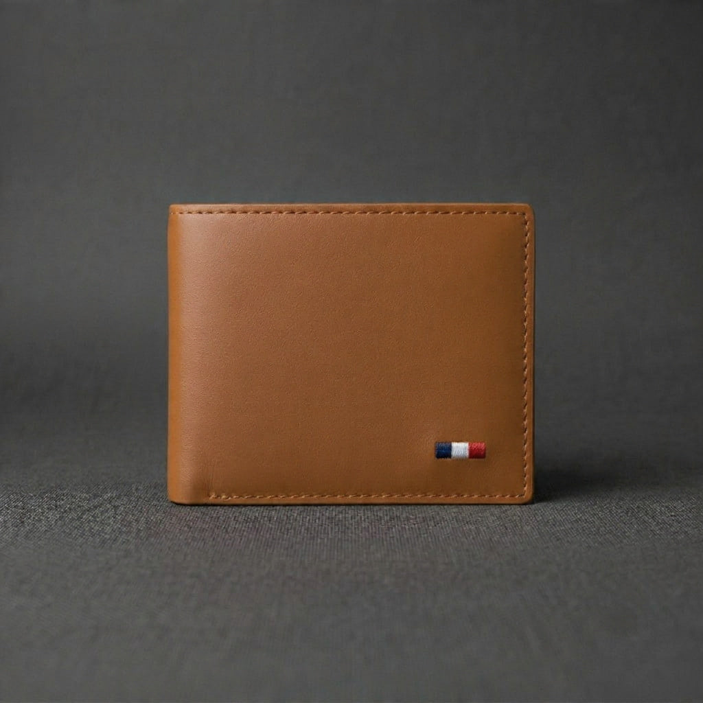 Premium Bifold Leather Wallet – Multi-Card Everyday Carry Wallet with Coin Pocket