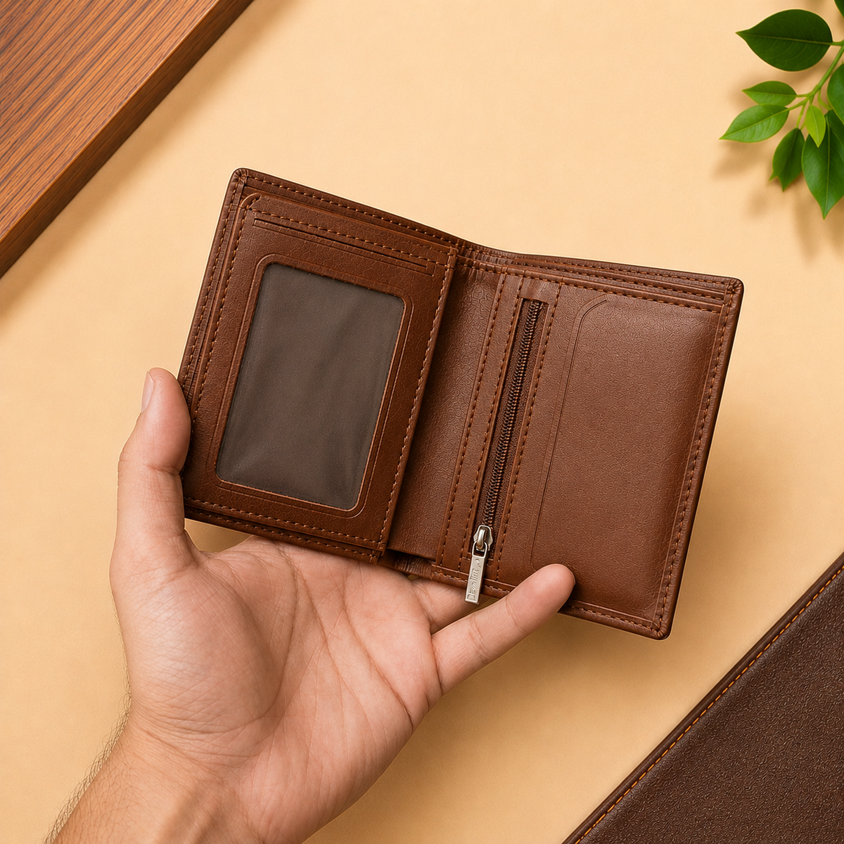 Premium Crazy Horse Leather Wallet for Men
