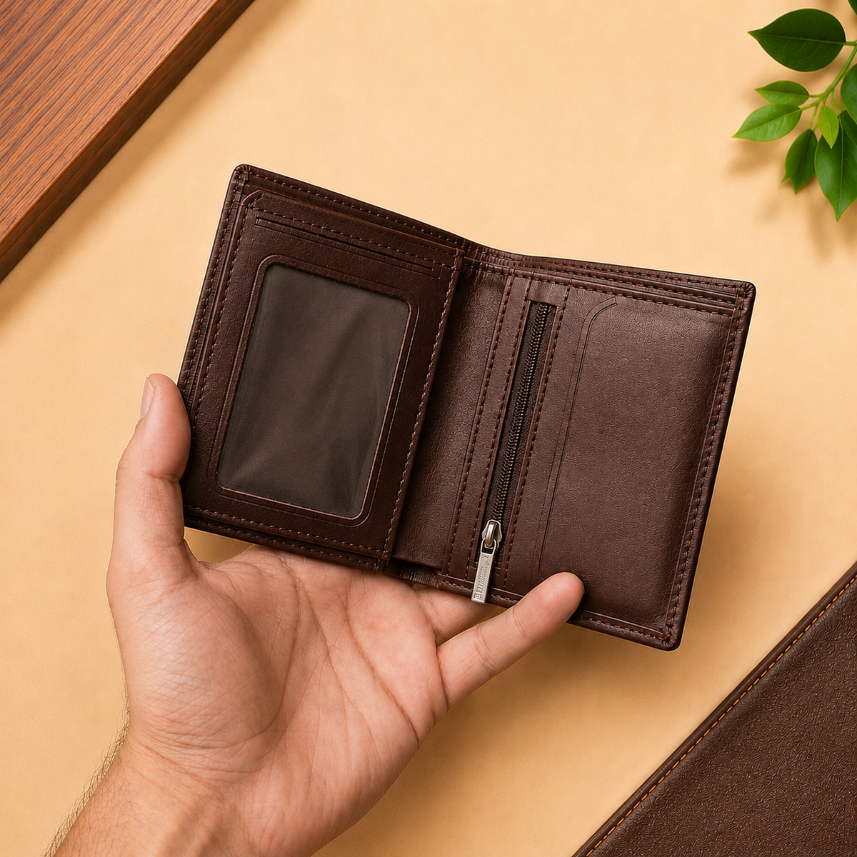 Premium Crazy Horse Leather Wallet for Men